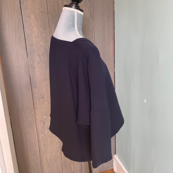 Club Monaco Navy Square neck Dolman Top S - Picture 2 of 8